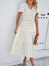 Load image into Gallery viewer, Flattering Polka Dot Dress