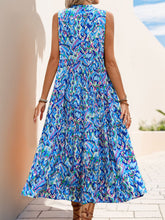 Load image into Gallery viewer, Tummy Flattering Floral Sleeveless Dress