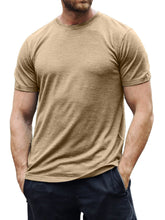 Load image into Gallery viewer, Men's Cotton Basic Casual Versatile Everyday Short-sleeved T-shirt