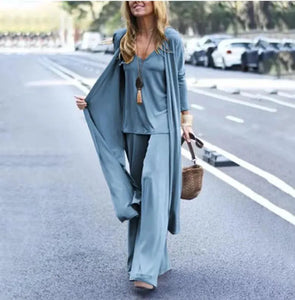 2023 Women's Casual Comfortable Loose Three-piece Suit