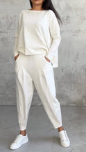 Load image into Gallery viewer, Casual Round Neck Long Sleeve Two Piece Suit