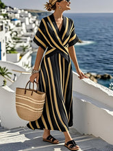 Load image into Gallery viewer, Women'S Loose Striped Print Dress