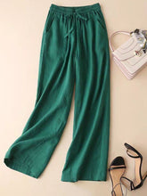 Load image into Gallery viewer, Women's Loose Cotton And Linen Casual Leggings