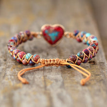Load image into Gallery viewer, Passionate Heart Jasper Bracelet