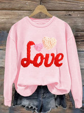 Load image into Gallery viewer, Women's Valentine's Day Printed Long Sleeve Sweatshirt