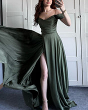 Load image into Gallery viewer, Elegant Open Shoulder Party Dress