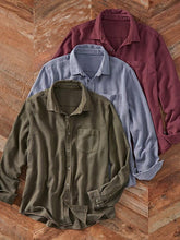 Load image into Gallery viewer, Men's Vintage Western Stripe Pocket Shirt