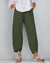 Load image into Gallery viewer, Solid Color Elastic Waist Casual Pants For Women