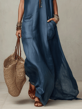 Load image into Gallery viewer, Effortless Bohemian Flow Relaxed Maxi Dress