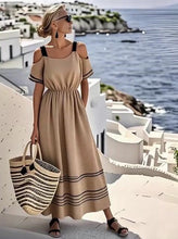 Load image into Gallery viewer, Women'S Loose Striped Print Dress