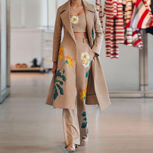 Load image into Gallery viewer, Fashion Long-sleeved Floral Printed Three-pieces suits