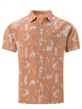 Load image into Gallery viewer, Men's Summer Cotton Tie Dye Lapel Short Sleeve Shirt