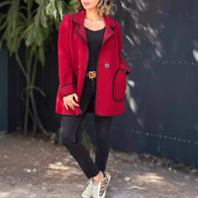 Load image into Gallery viewer, Temperament Suit Collar Double-Sided Wool Jacket