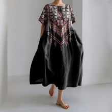 Load image into Gallery viewer, Be Freedom And Hope Peace Forever  Linen Blend Maxi Dress