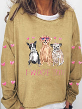 Load image into Gallery viewer, Women's Valentine's Day Print Long Sleeve Sweatshirt