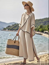 Load image into Gallery viewer, Women'S Loose Striped Printed Wide Leg Pants Set