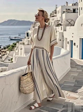 Load image into Gallery viewer, Women'S Loose Striped Wide Leg Pants Suit