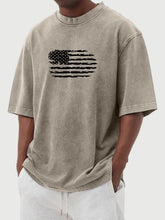 Load image into Gallery viewer, Men's Flag Print Short-sleeved T-shirt