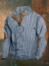 Load image into Gallery viewer, Men's Retro Western Stand Collar Sweatshirt