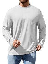 Load image into Gallery viewer, Men's Casual Round Neck Striped Loose Large Size T-Shirt