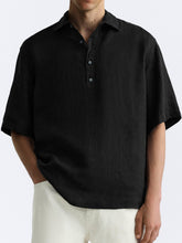 Load image into Gallery viewer, Men's Comfortable Casual Half-Button Short Sleeve Shirt