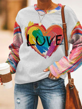 Load image into Gallery viewer, Fashion Print Long-Sleeved Sweatshirt