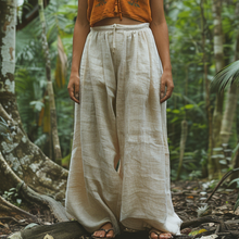 Load image into Gallery viewer, Women's Casual Bohemia Linen Style Long Trousers Pants