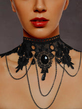 Load image into Gallery viewer, Gothic Dark Wind Vintage Lace Necklace