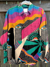 Load image into Gallery viewer, Vintage Art Print Casual Shirt