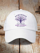 Load image into Gallery viewer, Remember For Those Who Cannot Dementia Alzheimer&#39;s Disease Awareness Printed Hat