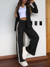 Load image into Gallery viewer, Women's Lapel Casual Commuter Suit Two Piece Suit