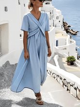 Load image into Gallery viewer, Women'S Loose Striped Print Dress