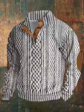 Load image into Gallery viewer, Wearshes Men's Retro Print Long Sleeve Sweatshirt