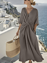 Load image into Gallery viewer, Women'S Loose Solid Color Dress