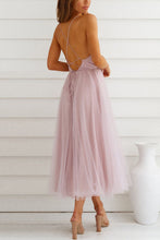 Load image into Gallery viewer, Feeling Romantic V Neck Tulle Midi Dress