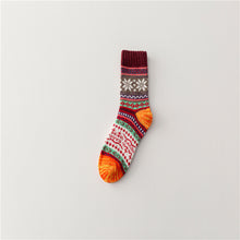 Load image into Gallery viewer, Ethnic Knitted Thick Needle Retro Socks