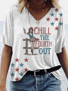 Women's Chill The Fourth Out Casual T-shirt