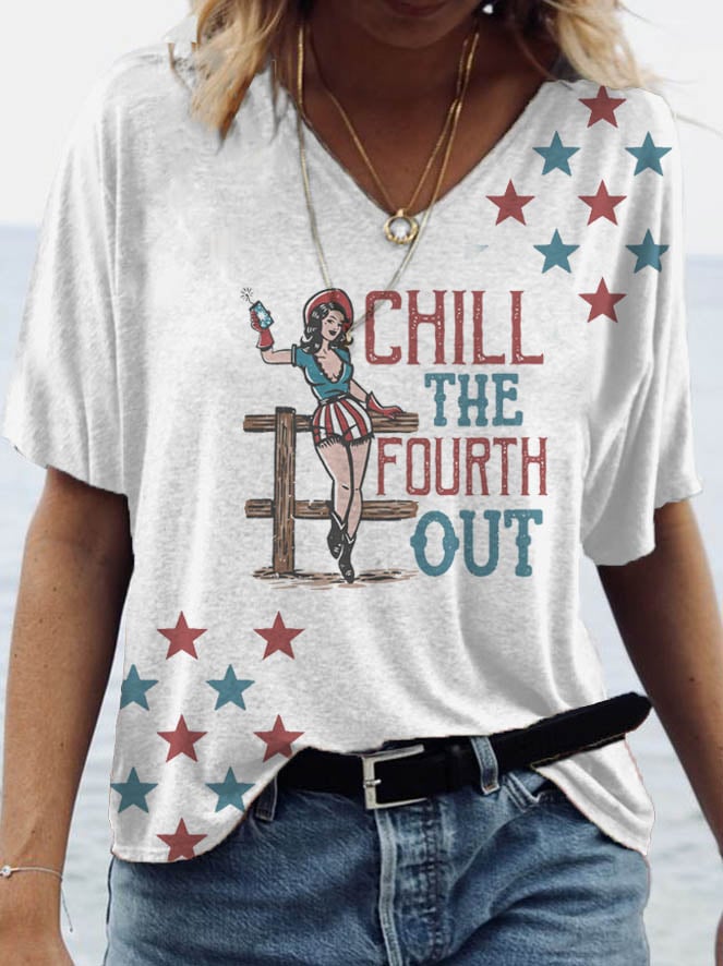 Women's Chill The Fourth Out Casual T-shirt