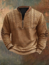 Load image into Gallery viewer, 🔥Buy 3 Get 10% Off🔥Men's Vintage Knitted Printed Sweatshirt