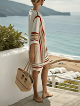 Load image into Gallery viewer, Women'S Contrast Striped Dress