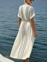 Load image into Gallery viewer, Women'S Loose Striped Print Dress