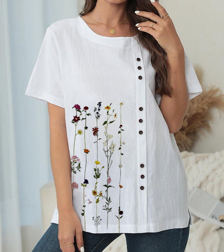 Women's Casual Round Neck Shirt