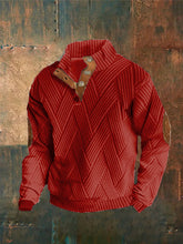 Load image into Gallery viewer, Men&#39;s Plaid Print Button Casual Sweatshirt