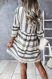 An Exotic Escape Lace Mini Dress