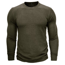 Load image into Gallery viewer, Men's Striped Round Neck Simple T-shirt