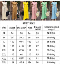 Load image into Gallery viewer, Elegant Solid Cotton Linen 2-piece Set