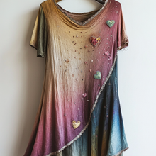 Load image into Gallery viewer, Embroidered Vintage Casual Dress 43d2