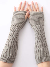 Load image into Gallery viewer, Fingerless Knitted Arm Gloves