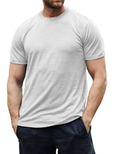 Load image into Gallery viewer, Men's Cotton Basic Casual Versatile Everyday Short-sleeved T-shirt