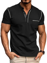 Load image into Gallery viewer, Men's Fashion Cotton Short Sleeve Polo Shirt